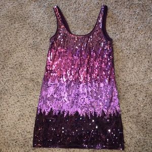 Express sequin dress XS
